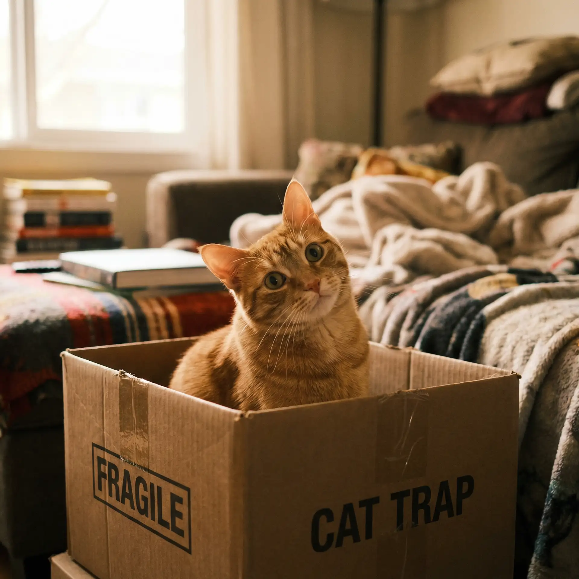 橘猫躲在纸箱里 - 午夜dj影院免费视频观看